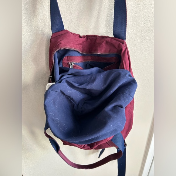 Stella McCartney X Adidas Yoga Gym Bag in Maroon, Dark Blue & Vista Grey - Picture 12 of 12